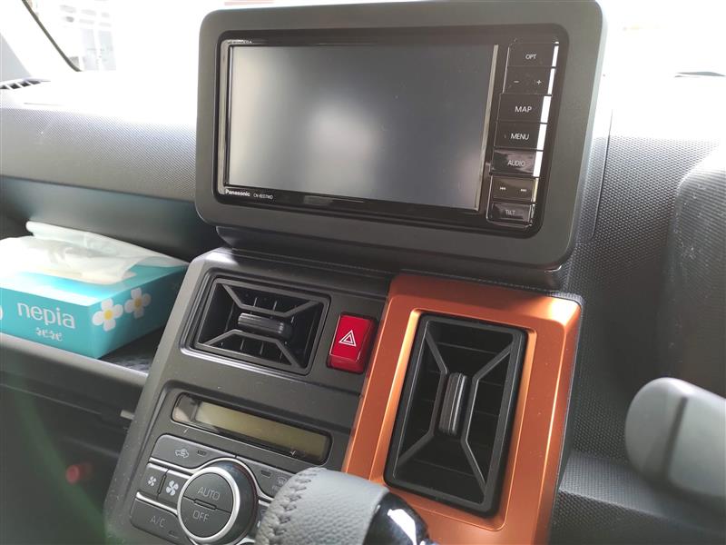 ストラーダ CN-RE07WD 取付（ダイハツ タフト・LA900S/LA910S）by sn