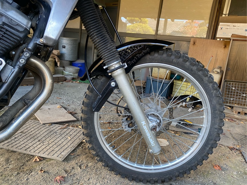 フロントフェンダー交換（カワサキ バリオスII）by haru_ge8 - みんカラ