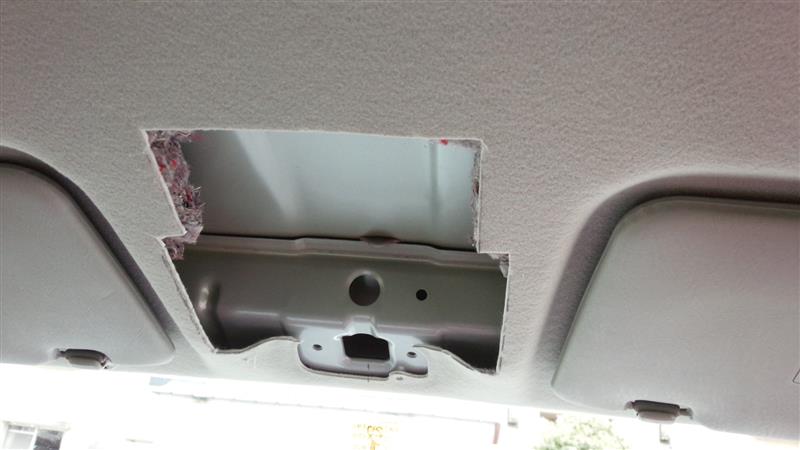 オーバーヘッドコンソール取り付け①（スズキ ジムニー・JB23W）by