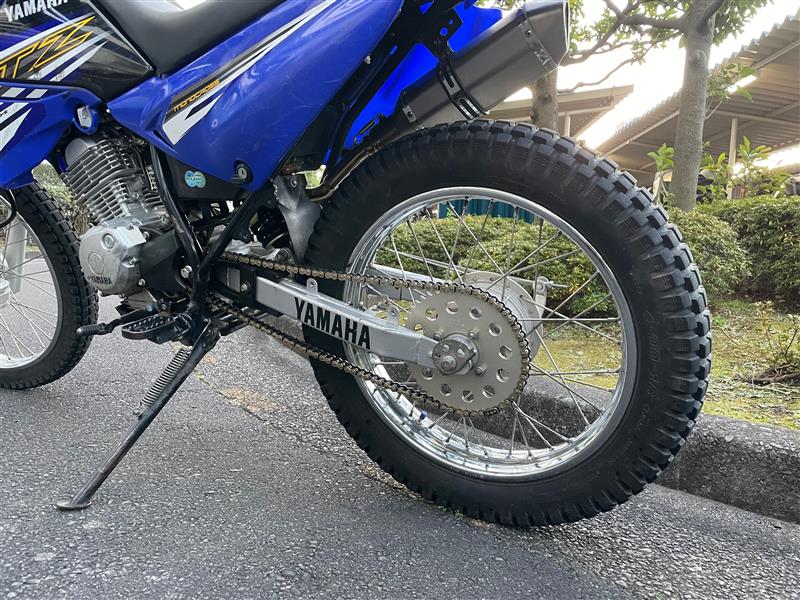 XTZ125 タイヤ交換（ヤマハ XTZ125）by イカルスのしげ - みんカラ