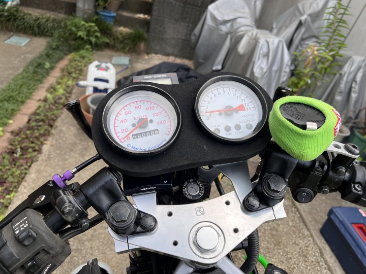 メーターステー取り付け メーター移動（ホンダ NS-1）by ぼっくんRR
