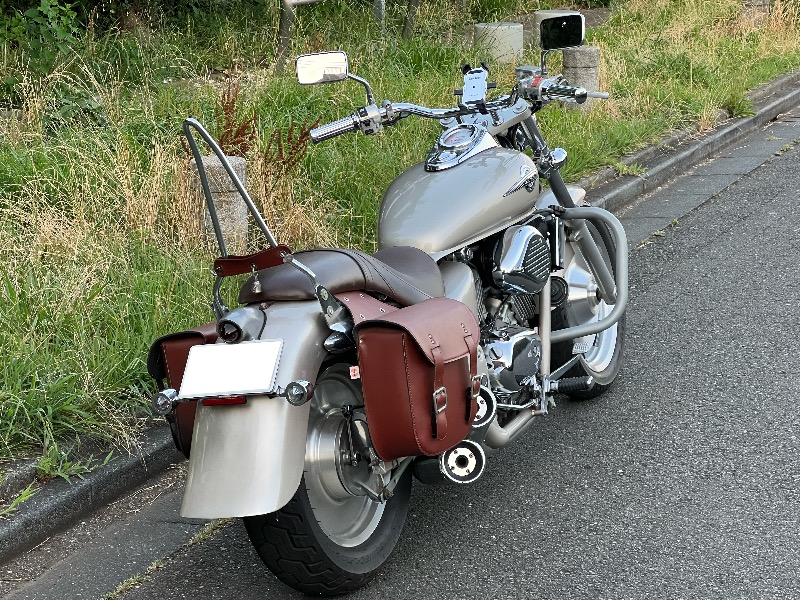 ディープリアフェンダー取り付け（ホンダ V-TWIN マグナ）by ひろちき