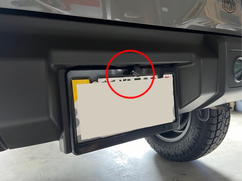 バックカメラの固定 〜（スズキ ジムニー・JB64W）by コロペロ - みんカラ