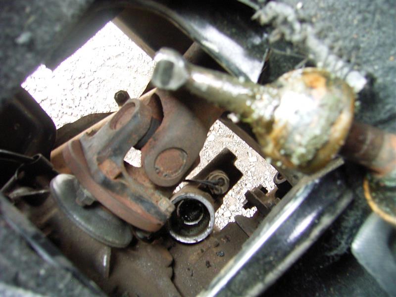 ジムニーJA11のトランスファーレバー脱着工具制作（スズキ