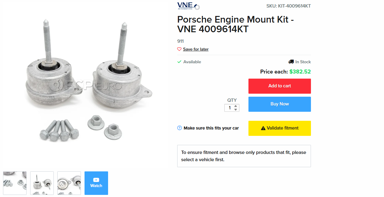 初心者によるエンジンマウント交換（ポルシェ 911・997）by gas pedal