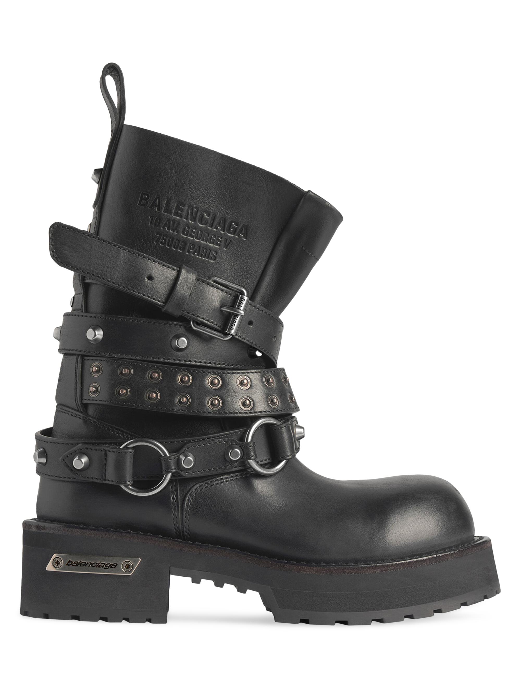 Balenciaga Bulldozer Lace-Up Boots | Saks Fifth Avenue