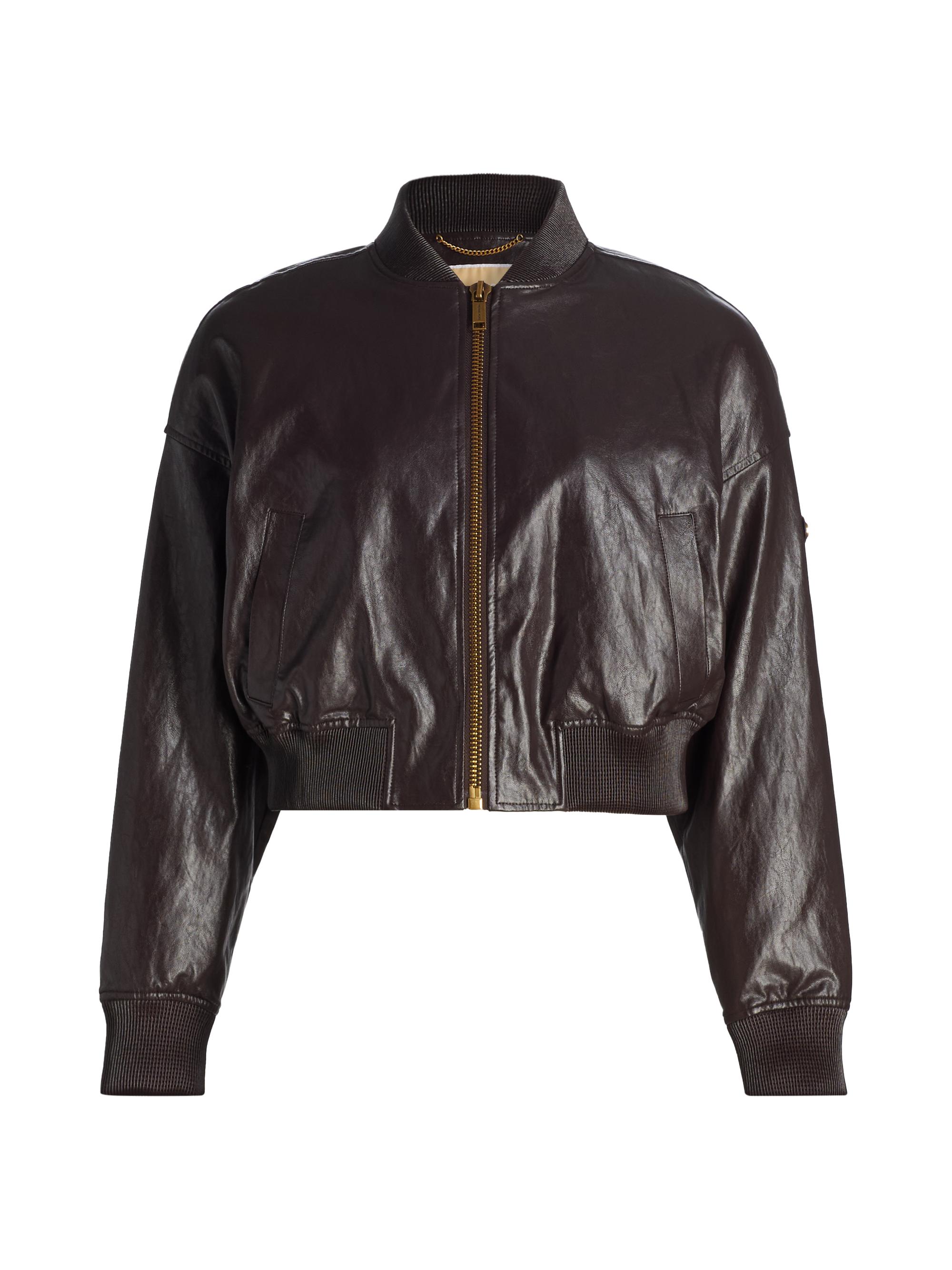 MICHAEL Michael Kors Leather Moto Jacket | Saks Fifth Avenue