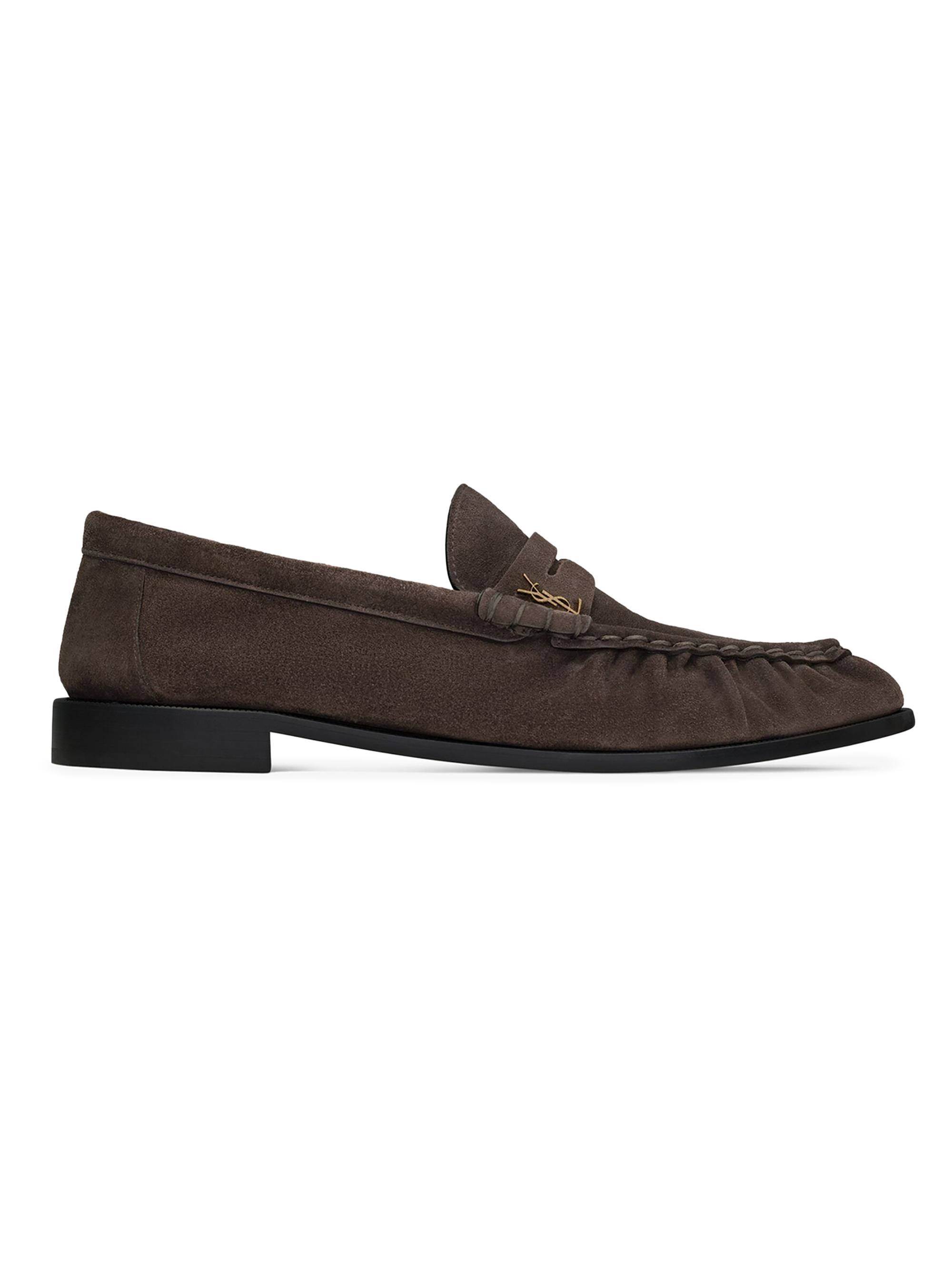 Christian Louboutin Penny Leather Flat Crosta Loafers | Saks Fifth