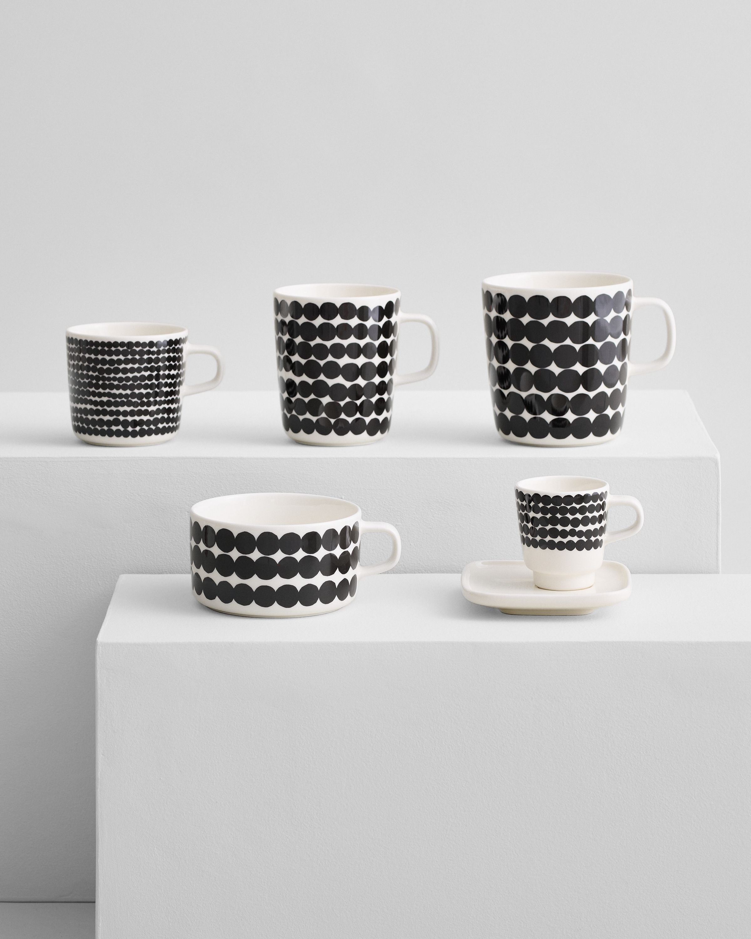 Oiva / Siirtolapuutarha Espresso cup and plate | Marimekko