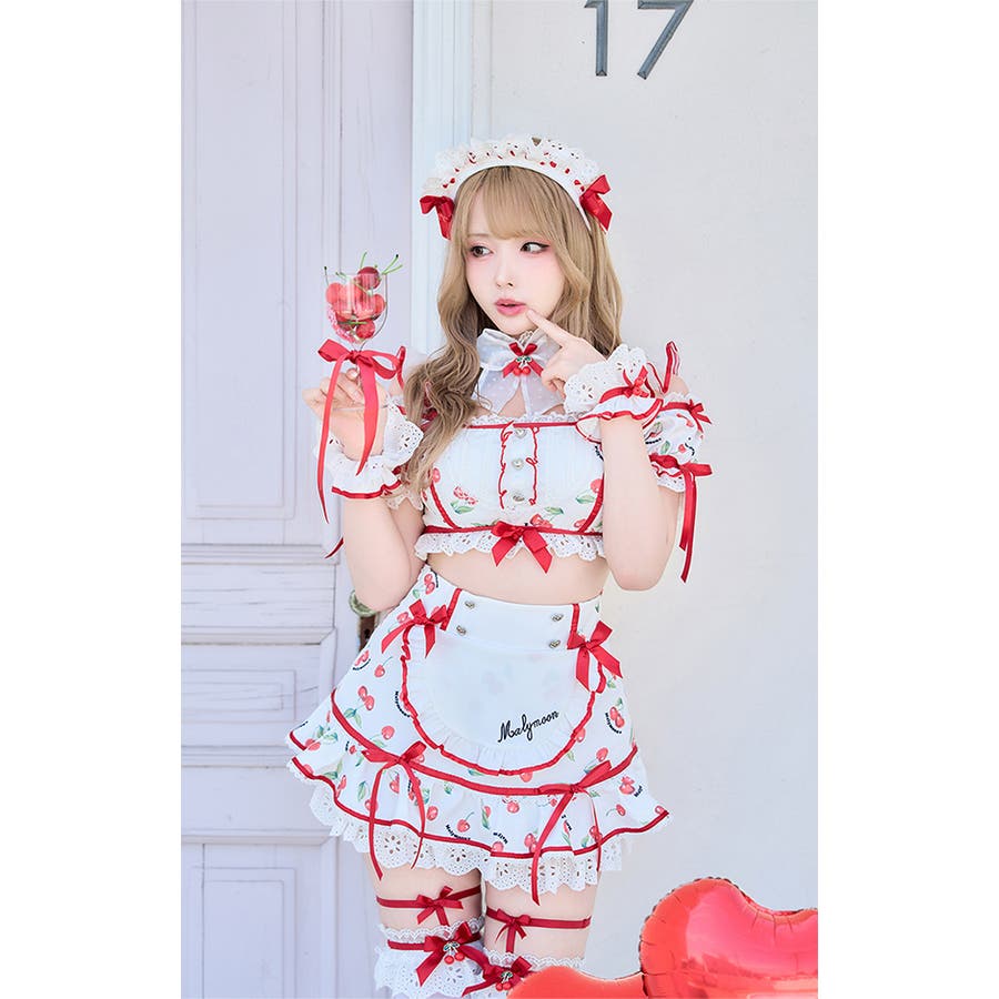 ホイップチェリーデザートメイド《オリジナルコスプレ8点セット