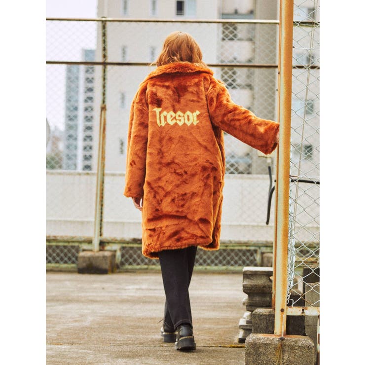 ロングリバーシブルファーコート[品番：MKSW0033952]｜jouetie