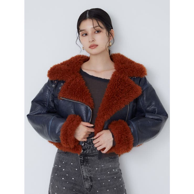 ヴィンテージライクショートフェイクムートン[品番：MKSW0060527