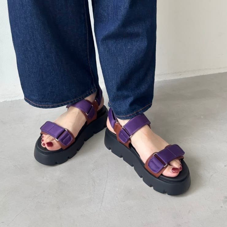 厚底ナイロンベルトスポーツサンダル/OT3212[品番：ORTS0004148