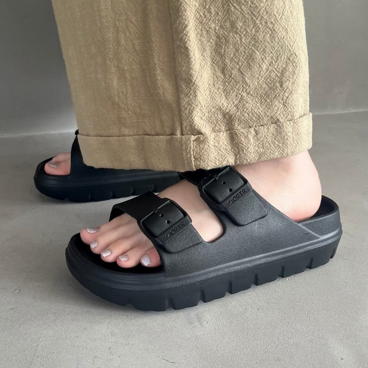 ダブルベルト厚底サンダル / OT3220[品番：ORTS0006172]｜ORiental