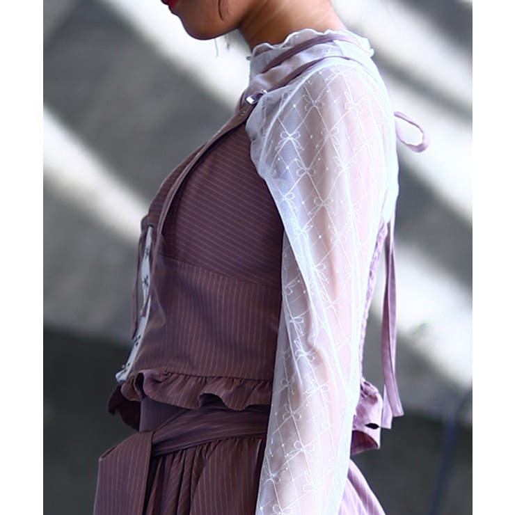 コルセット風デザインビスチェ[品番：IGAW0006289]｜axes femme