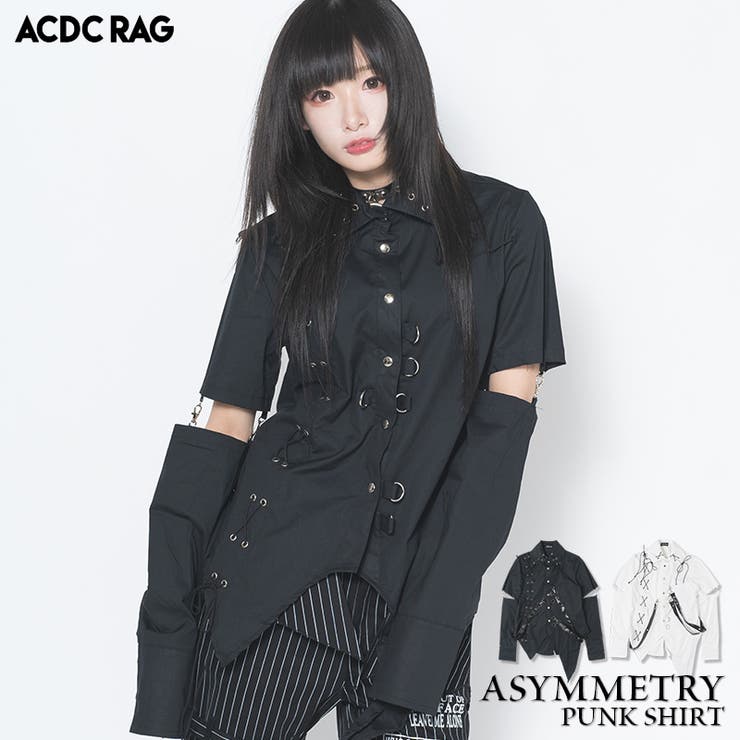 アシメシャツ パンク ロック[品番：ACDW0000415]｜ACDCRAG（エーシー