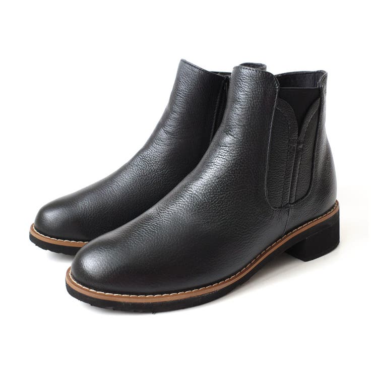 本革 サイドゴア ブーツ レディース[品番：BNZS1684390]｜AmiAmi