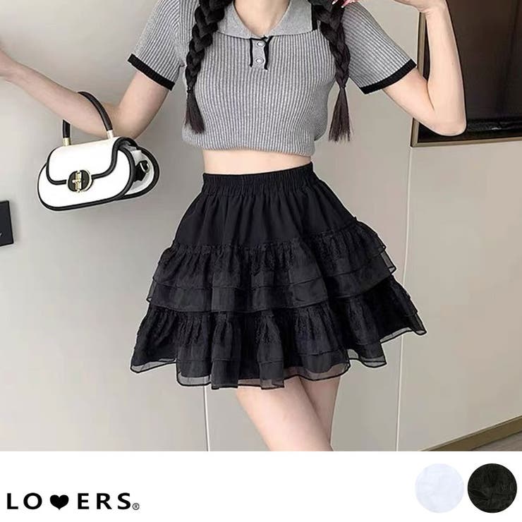 冬新作 ハイウエスト ティアード[品番：JP000006704]｜LOVERS