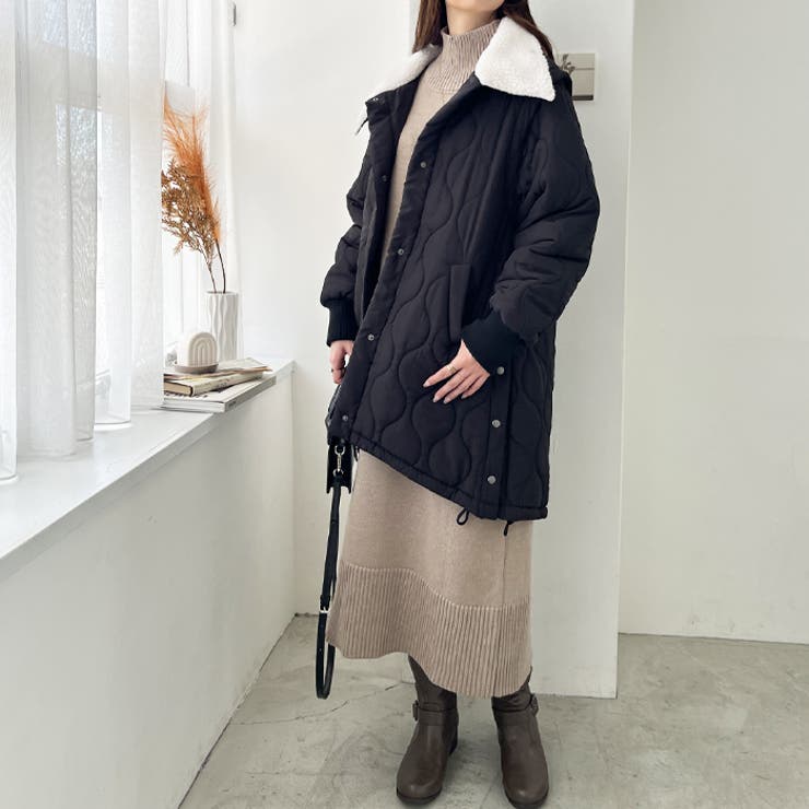 衿ボアマルチウェイキルティングコート[品番：GERW0010418]｜GeeRA