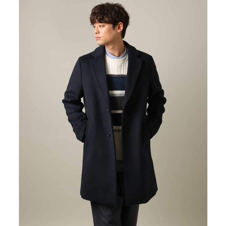 ストレッチ】ウールチェスターコート[品番：ITKW0018651]｜a.v.v【MEN