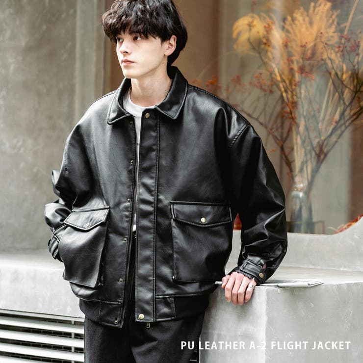 ブラックレザージャケット - Schott ブラックレザージャケット Lサイズ