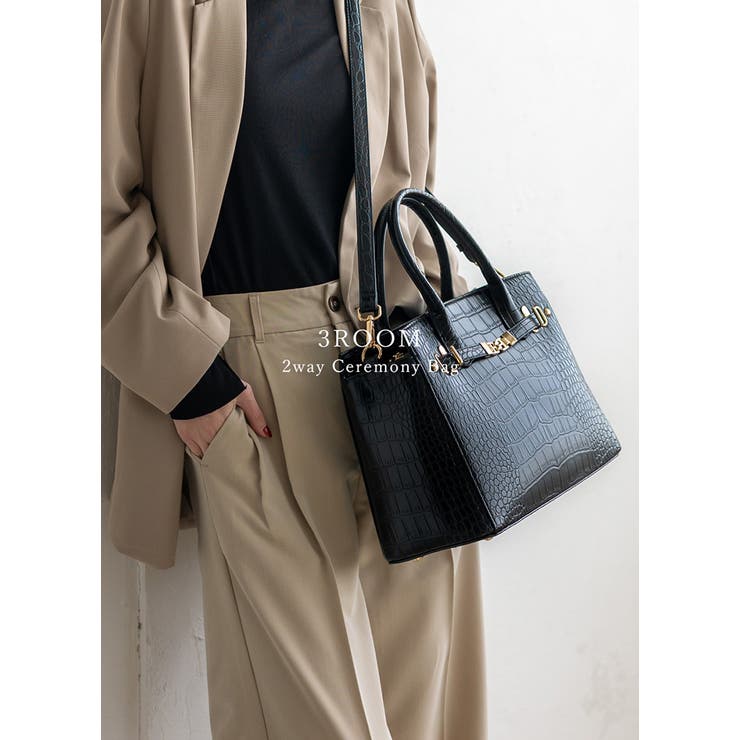 スクエア2wayトートバッグ[品番：VI000001618]｜Vita Felice（ヴィタ