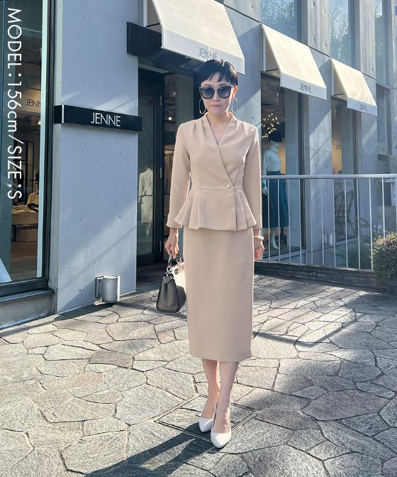 カシュクール ペプラムジャケット｜JENNE(ジェンヌ)公式通販：パリ