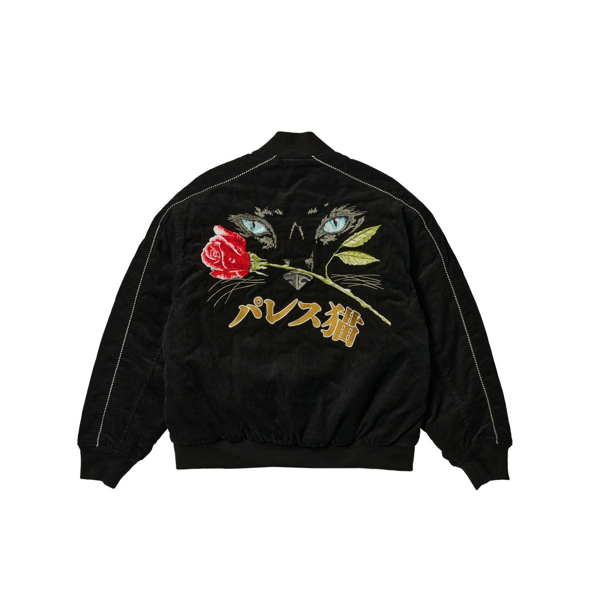 CAT EYE BOMBER JACKET BLACK - Summer 2024 - PalaceCommunity