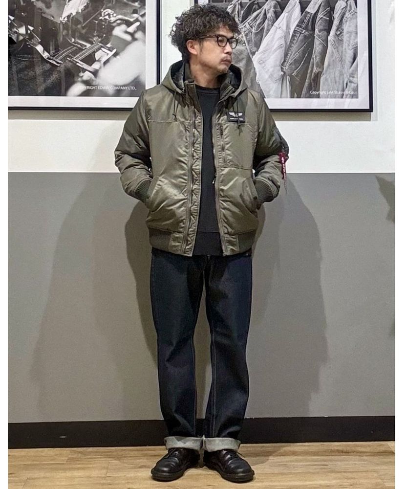 フーデットリブジャケット(M ブラック): ジャケット/アウター｜Right