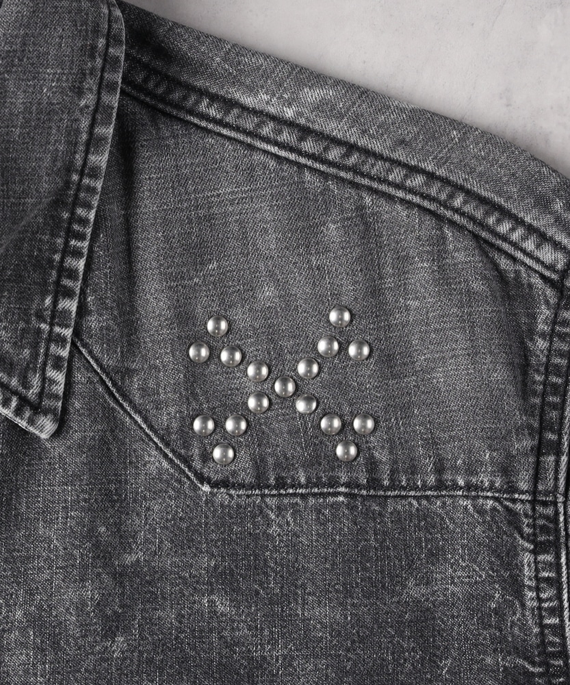 ウエスタンシャツ(M ダークグレー): トップス｜Right-on公式オンライン