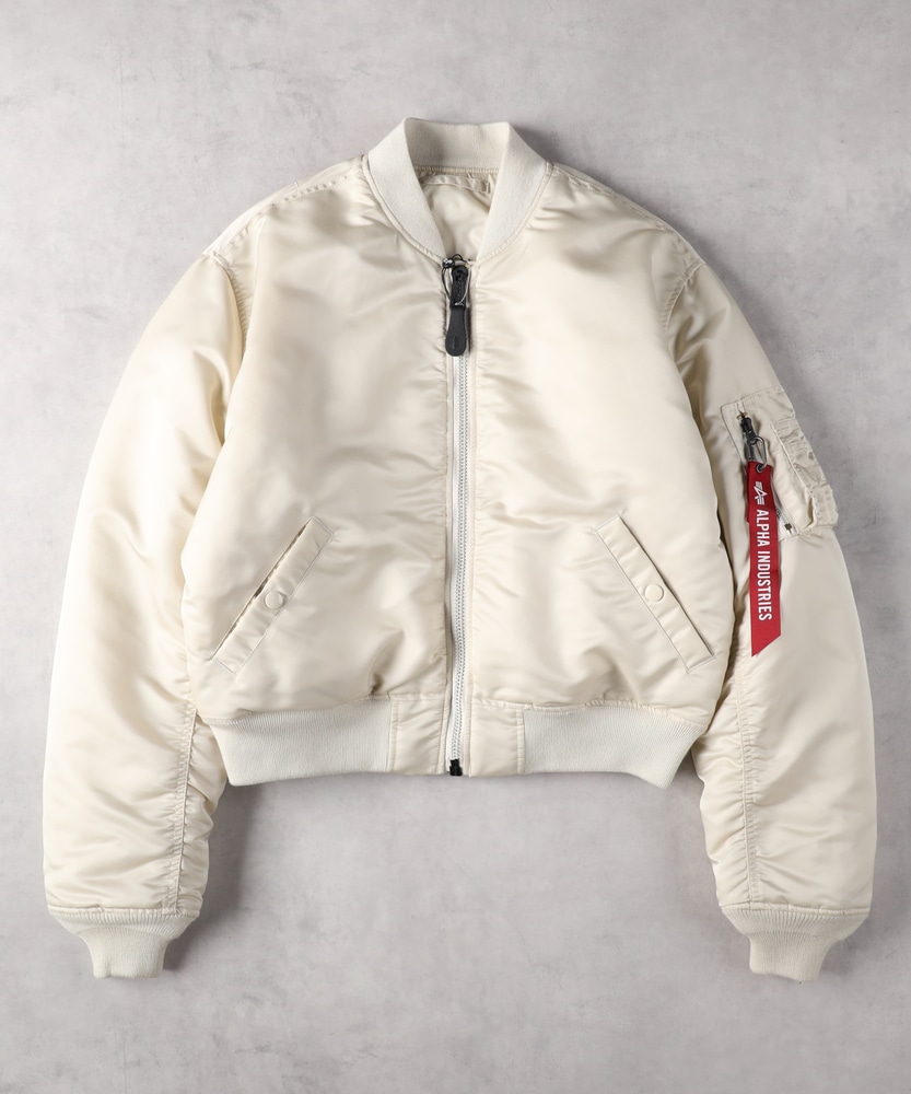 リバーシブルMA-1ジャケット(S ホワイト): ジャケット/アウター｜Right