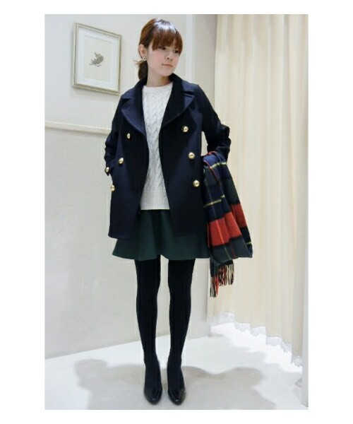 IENA（イエナ）の「ラムリバーメルトンPコート（ピーコート）」 - WEAR