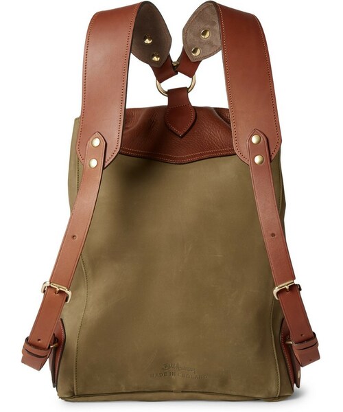 BillAmberg（ビルアンバーグ）の「Bill Amberg Hunter Nubuck Backpack