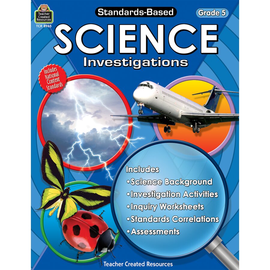 Standards-Based Science Investigations Grade 5 - TCR8965 | Teacher