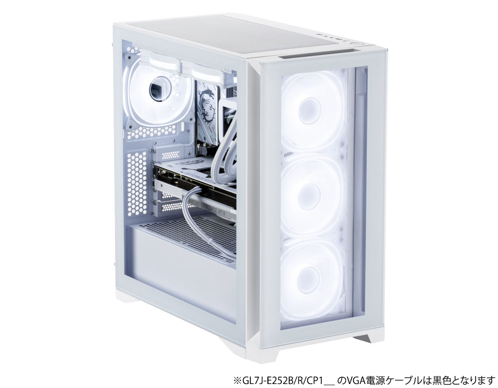 eX.computer イーエックスコンピュータ ゲーミングPC G-GEAR White