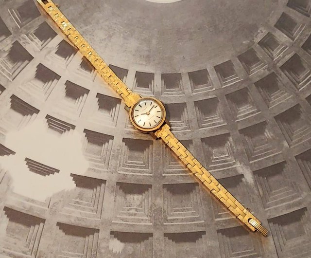 台湾 スイス ティソ Tissot 手巻き式 ブロンズ製 シンプルゴールド