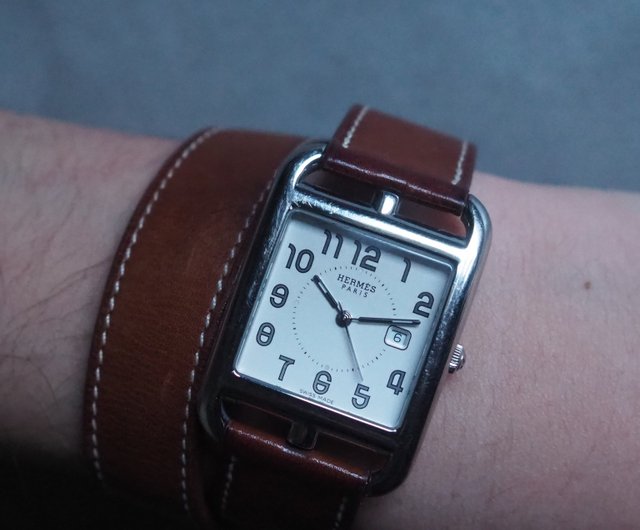 HERMES エルメス ケープコッド ドゥブルトゥール ウォッチ 腕時計