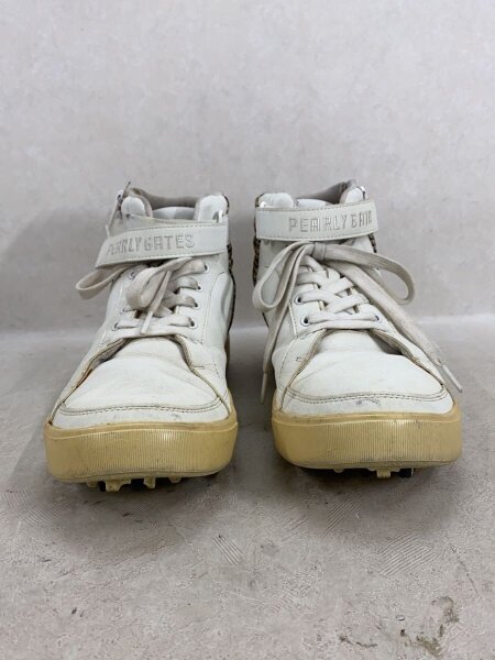PEARLY GATES(パーリーゲイツ) / ハイカットスニーカー/--/WHT | 中古