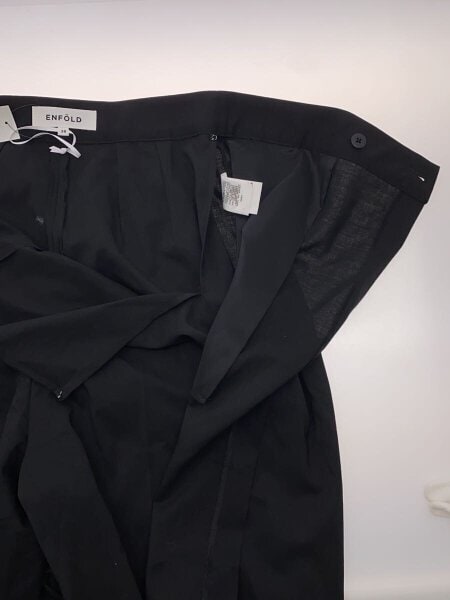 ENFOLD(エンフォルド) / ショートパンツ/38/ウール/BLK/無地