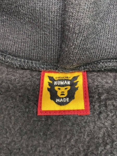 HUMAN MADE(ヒューマンメイド) / ジップパーカー/S/コットン/BLK