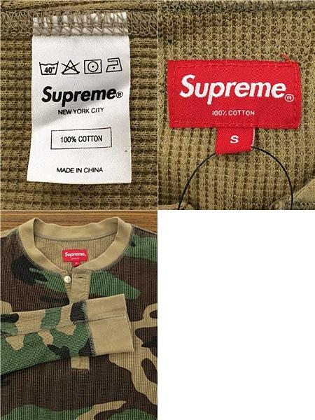Supreme(シュプリーム) / 長袖Tシャツ/S/コットン/KHK/カモフラ/迷彩
