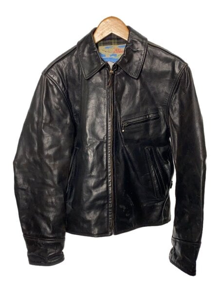 AERO LEATHER(エアロレザー) / シングルライダースジャケット/38/馬革
