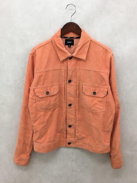 HUF(ハフ) / コーデュロイジャケット/M/コットン/オレンジ | 古着の