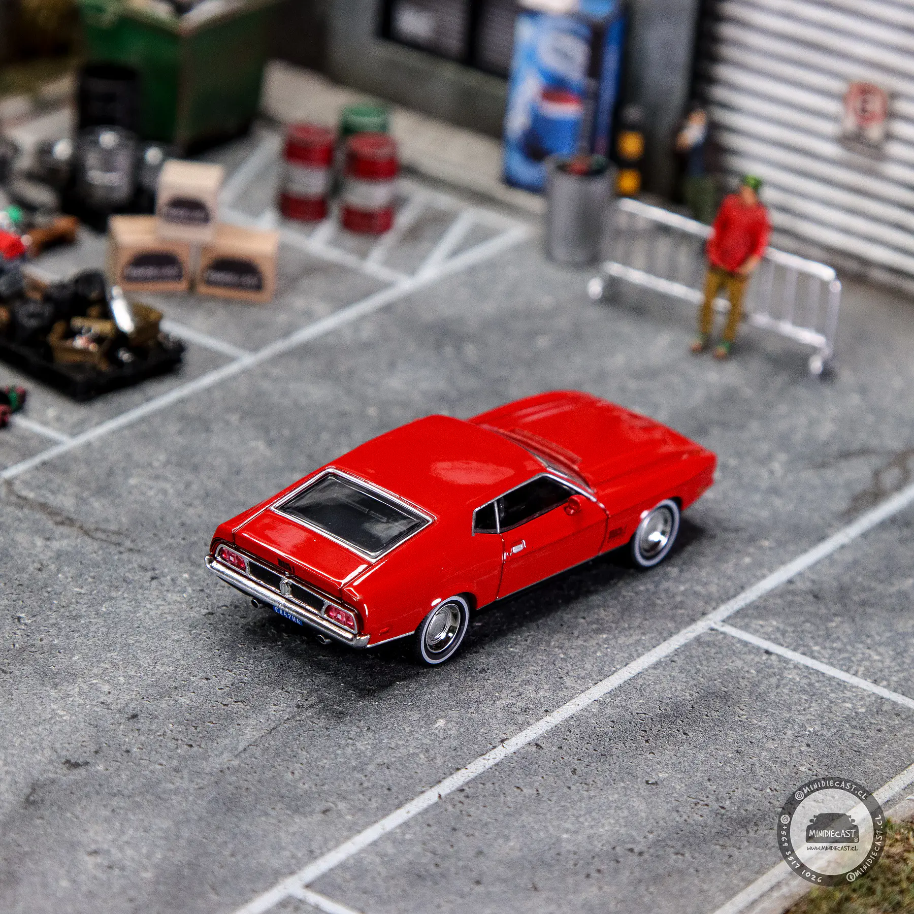 Mini GT 1:64 Ford Mustang Mach 1 James Bond 007 ” Diamonds A