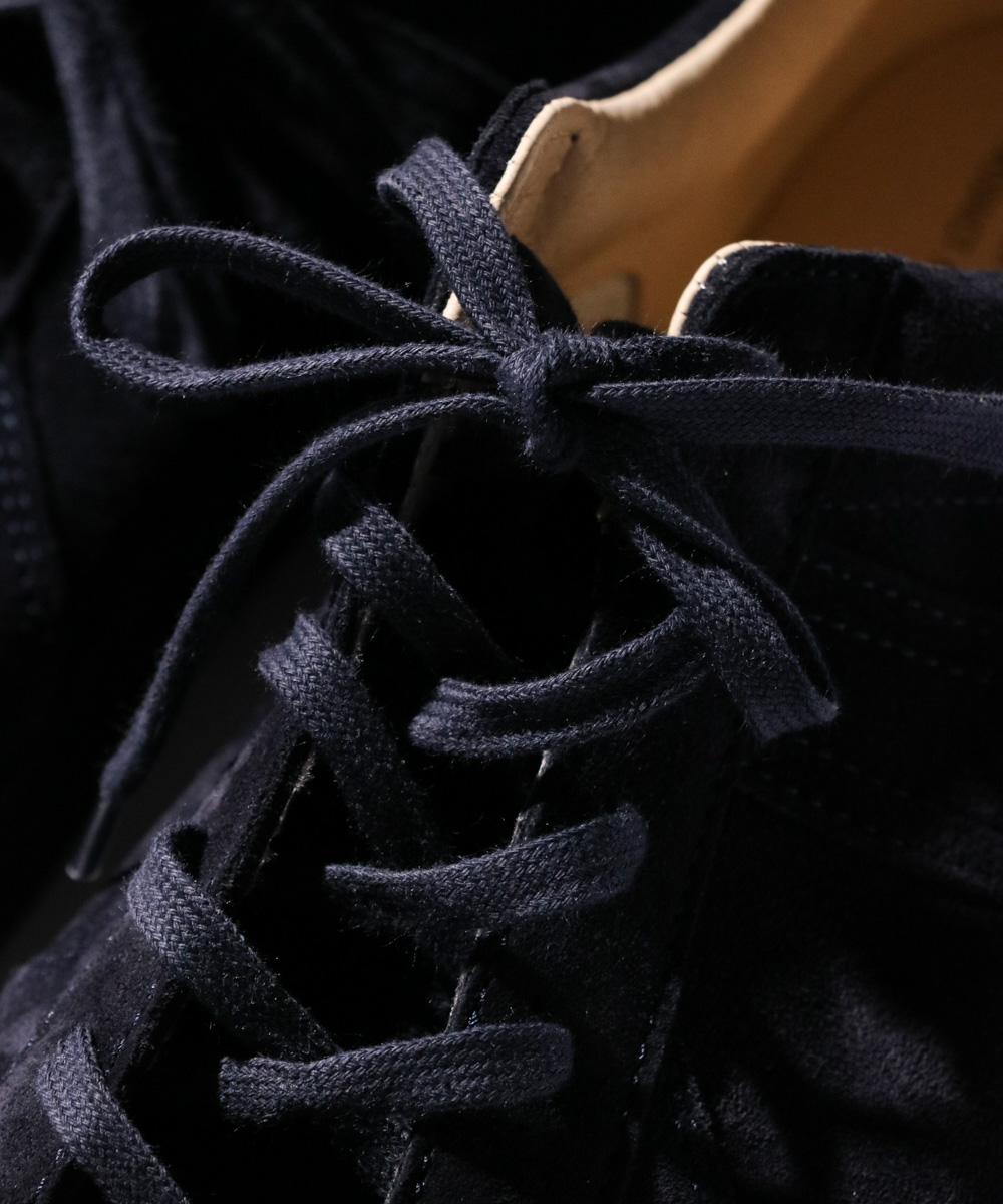 HOBO / GERMAN TRAINER COW SUEDE by REPRODUCTION OF FOUND (HB-F4401