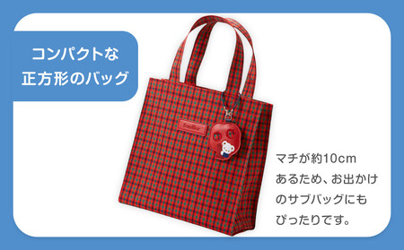 トートバッグS（赤系ファミリアチェック）【2026年5月下旬以降順次お