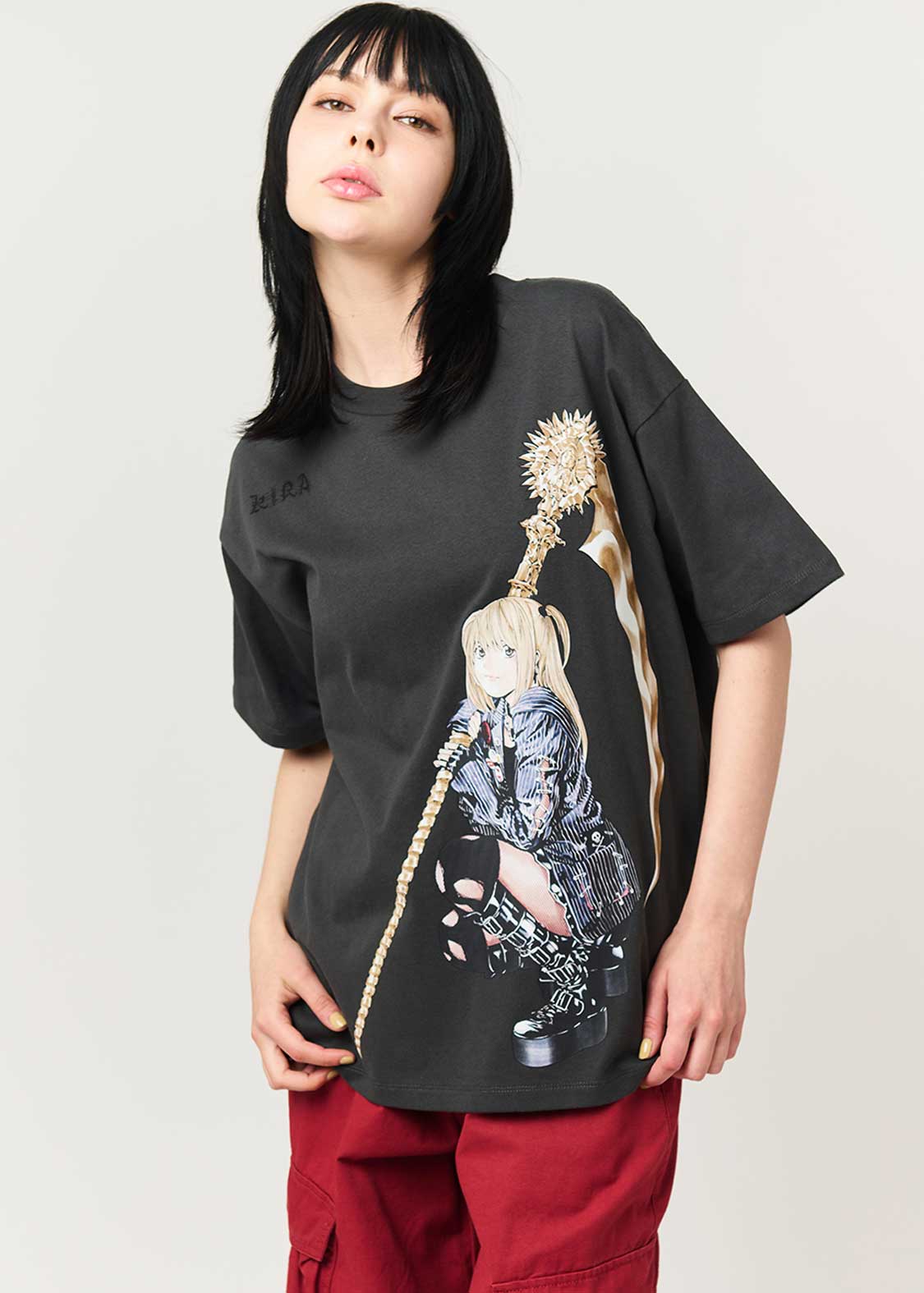 弥海砂＆レム｜ビッグシルエットTシャツ｜ユニセックス｜グラニフ