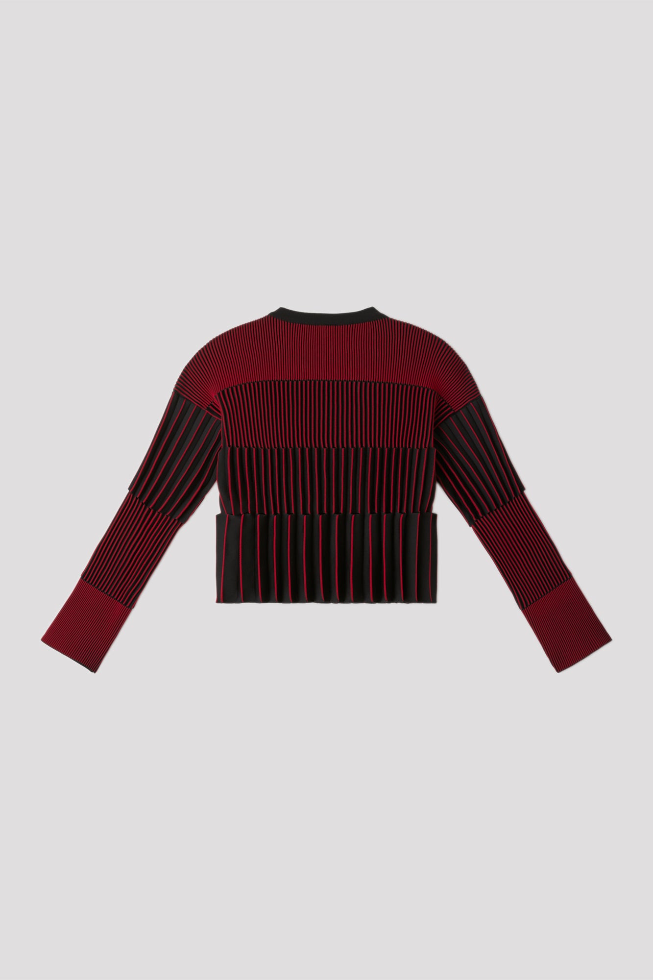 ACCORDION CROPPED CARDIGAN