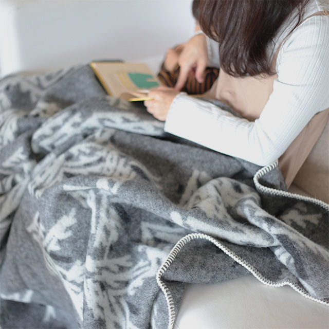 LAPUAN KANKURIT ラプアンカンクリ｜ブランケット（130x200cm）KUUSI