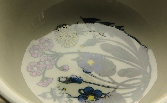 ann】アラビア フローラ ボウル キャセロール 大 ヴィンテージ】Arabia